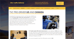 Desktop Screenshot of cdltrafficdefense.com